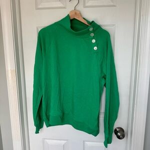 LOFT green sweater